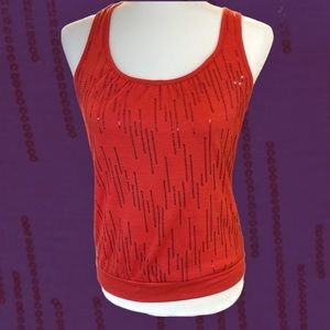 Heart Soul Racerback Sequin Tank